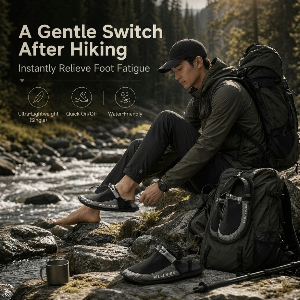 Outdoor Lighting For Your Home - 1 ペアの滑り止めトラベルスリッパ耐摩耗性折りたたみ式アウトドアスリッパ通気性ナイロン超軽量キャンプスリッパビーチ
