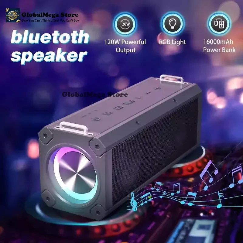 Outdoor Lighting Wireless - 2026年最新版 BW-WA3 PRO ワイヤレススピーカー 120W ポータブルBluetoothスピーカー