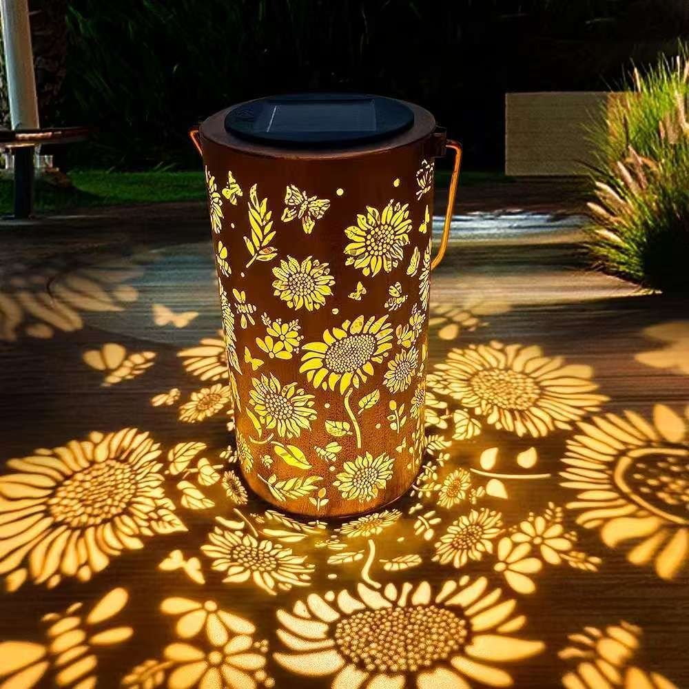 ひまわりライトとシャドウライト防水屋外ライトソーラーパワーで - Outdoor Lighting Pathway のレビューと価格