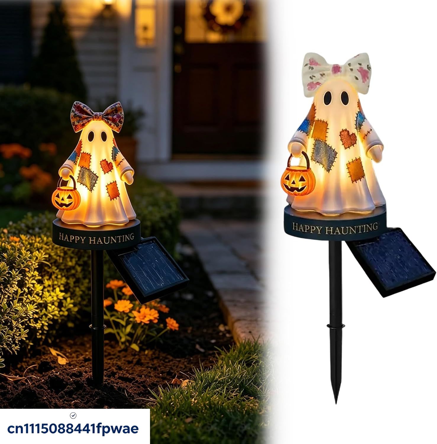 屋外用ソーラーハロウィーン装飾、暖色系のLEDライト付きパッ - Outdoor Lighting Pathway のレビューと価格