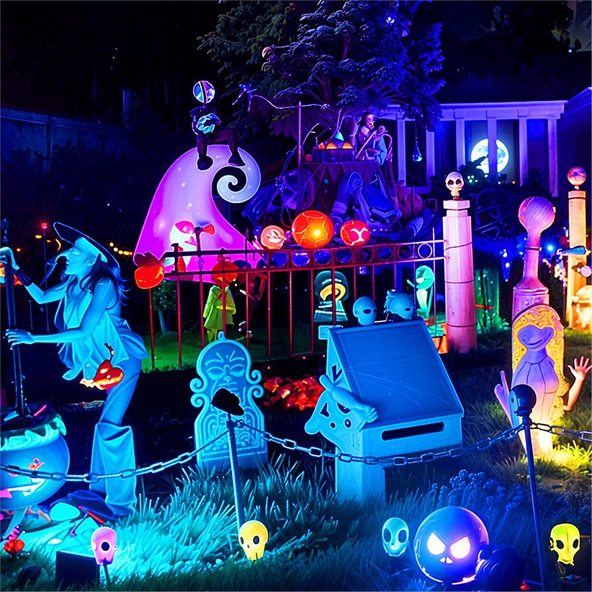 Nices 100W RGBCW LED フラッドライト A - Outdoor Lighting Uk のレビューと価格