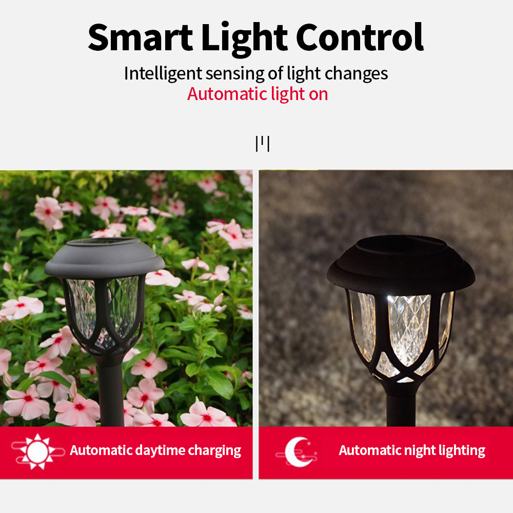 LEDソーラー中庭ランプ屋外防水芝生ライトソーラーガーデンパ - Outdoor Lighting Pathway のレビューと価格