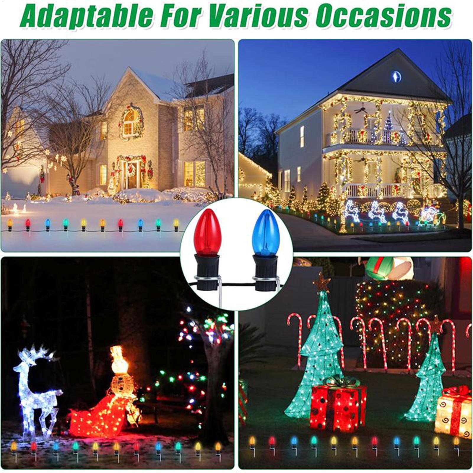 クリスマスライトステークス 庭用 屋外ガーデンデコレーション - Outdoor Lighting Pathway のレビューと価格