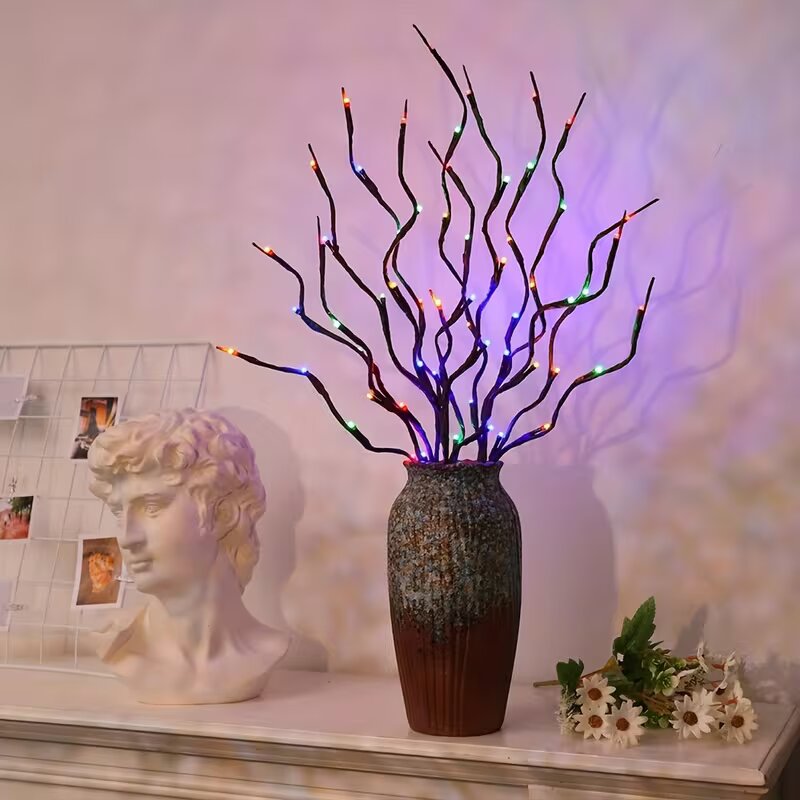 1/2PC 20LED 桜の枝ライト屋内屋外ホームデコレーシ - Outdoor Lighting Effects のレビューと価格