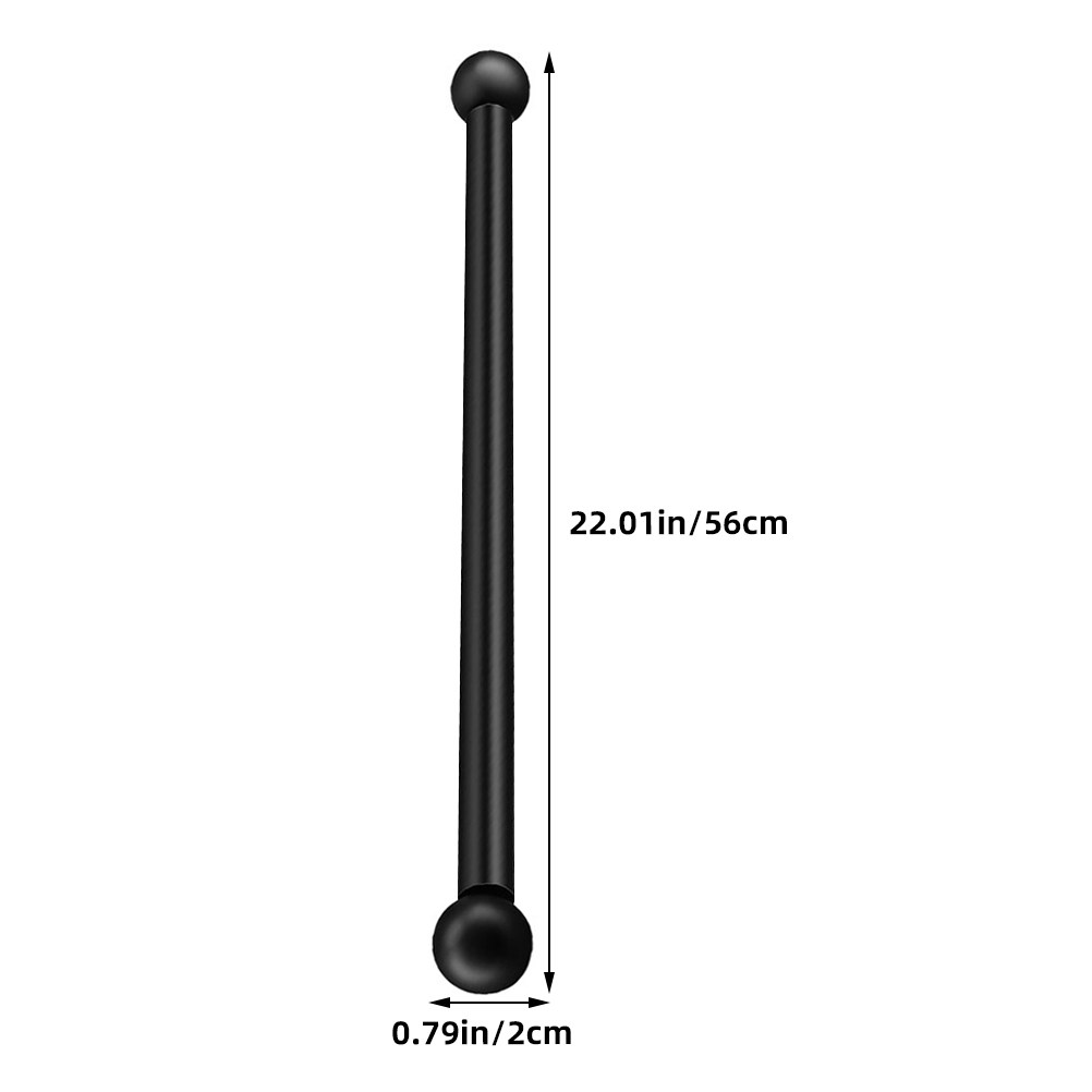 屋外用ライトポール用クロスアーム2個。長さ56cm。耐候性に - Outdoor Lighting Black のレビューと価格